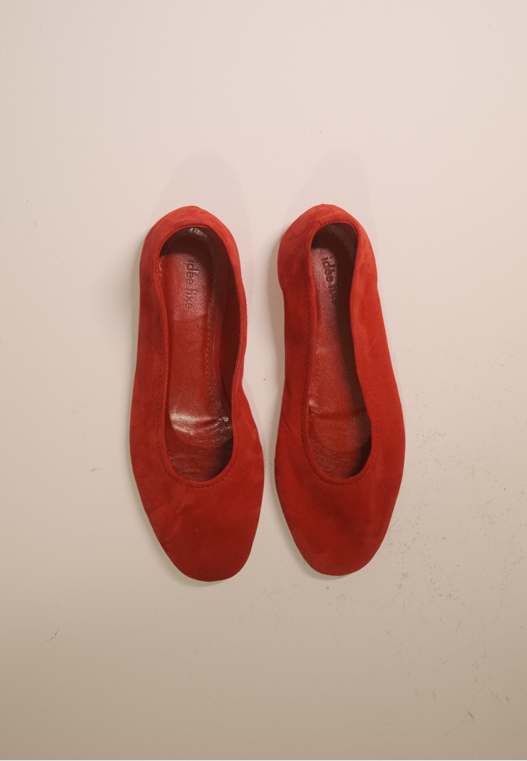 MARGOT FLATS | RED SUEDE
