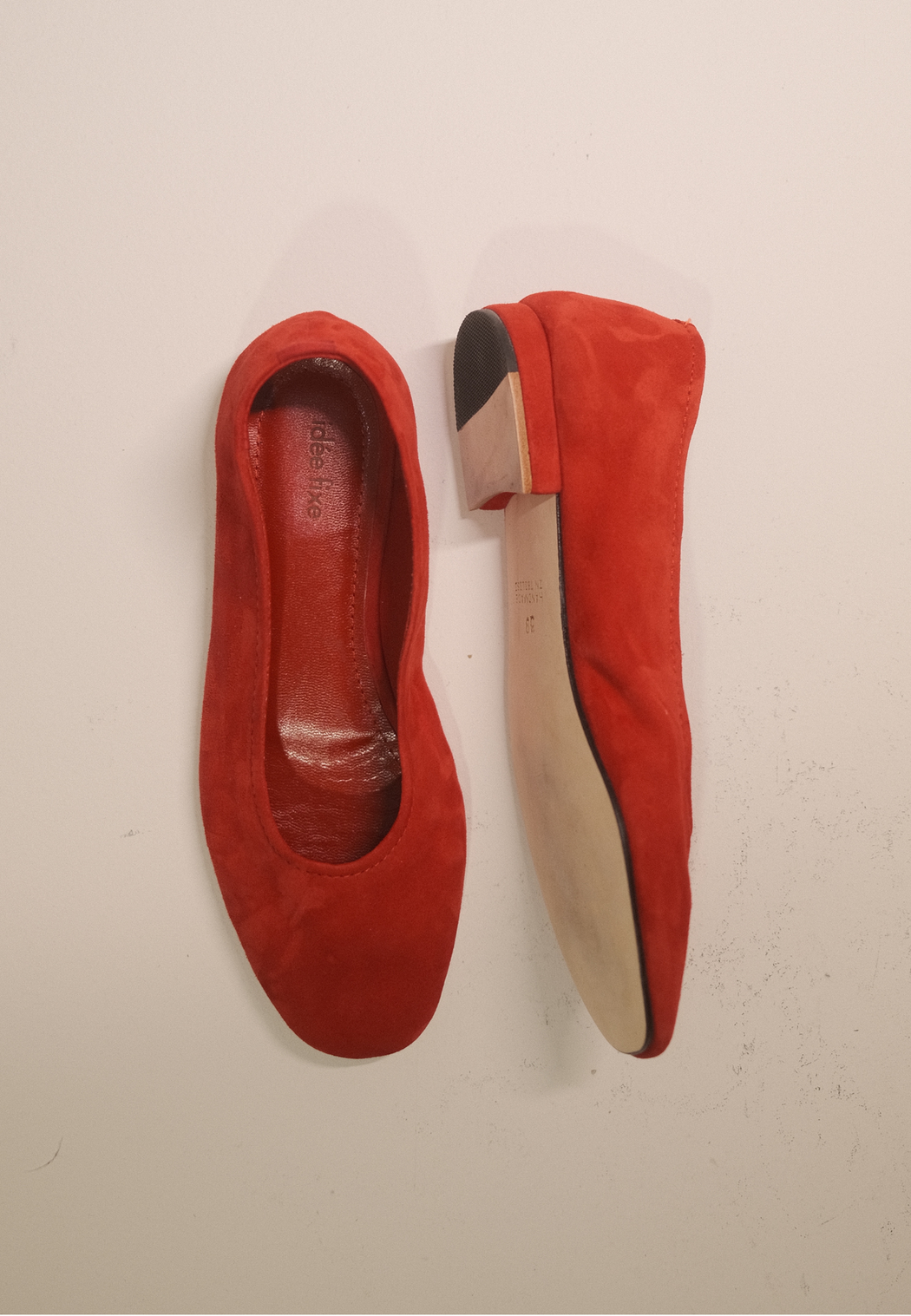 MARGOT FLATS | RED SUEDE