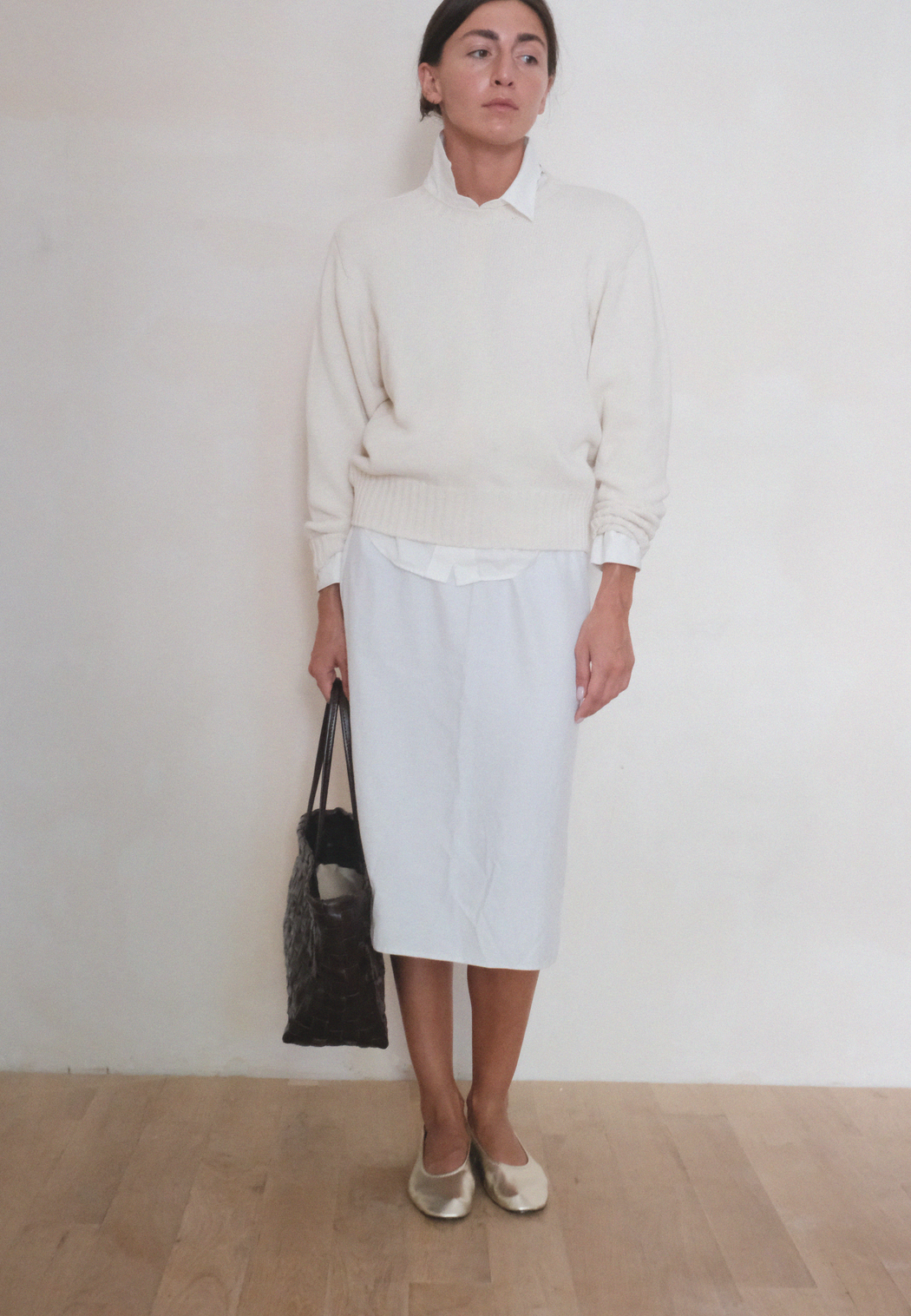 SHAKER BASKET BAG | WINE BROWN