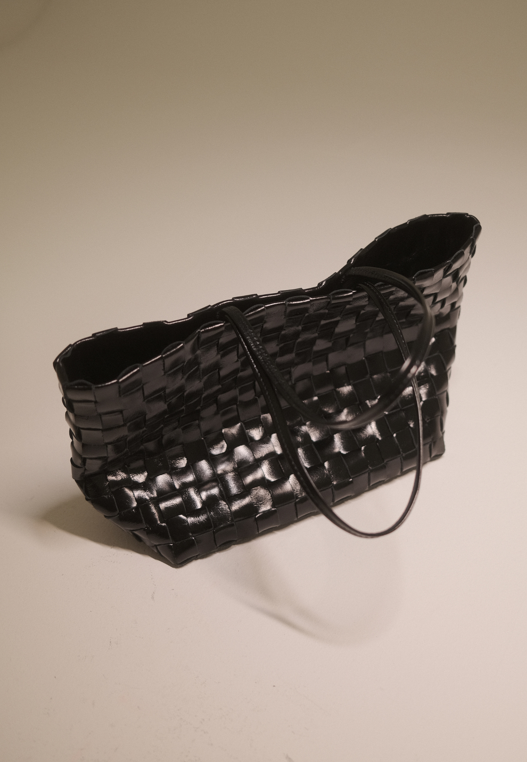 Shaker Basket Bag | Black