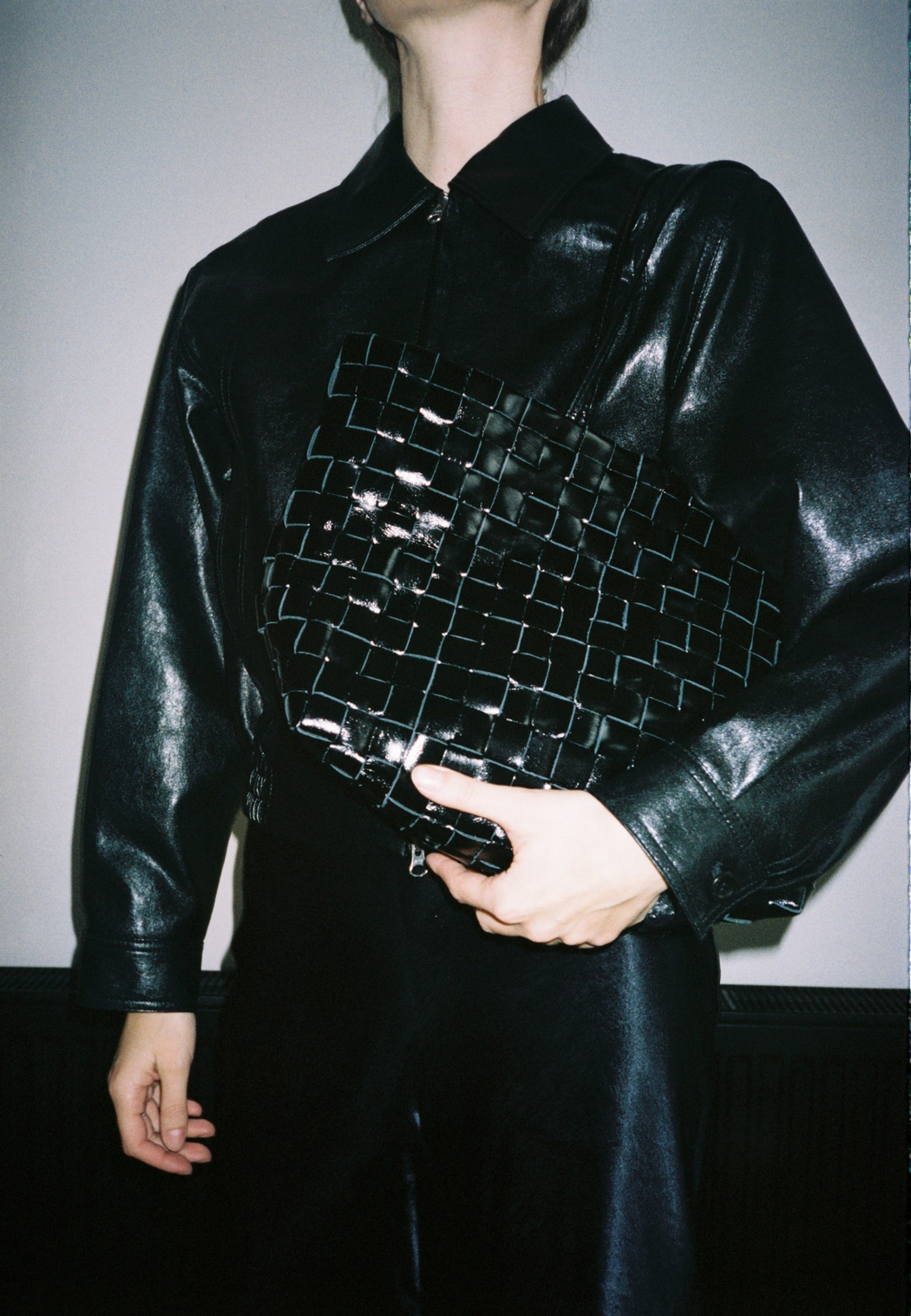 Shaker Basket Bag | Black