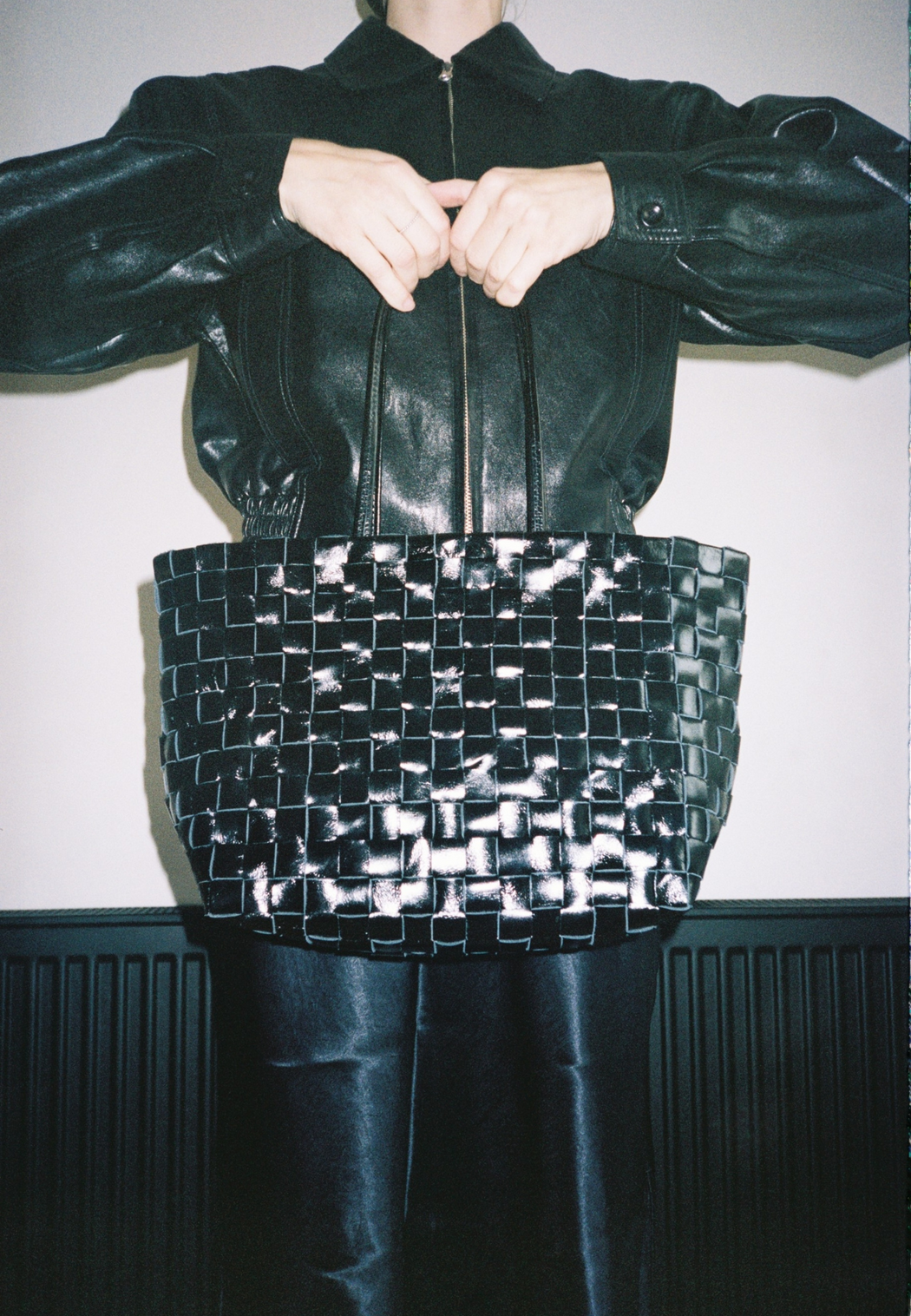 Shaker Basket Bag | Black