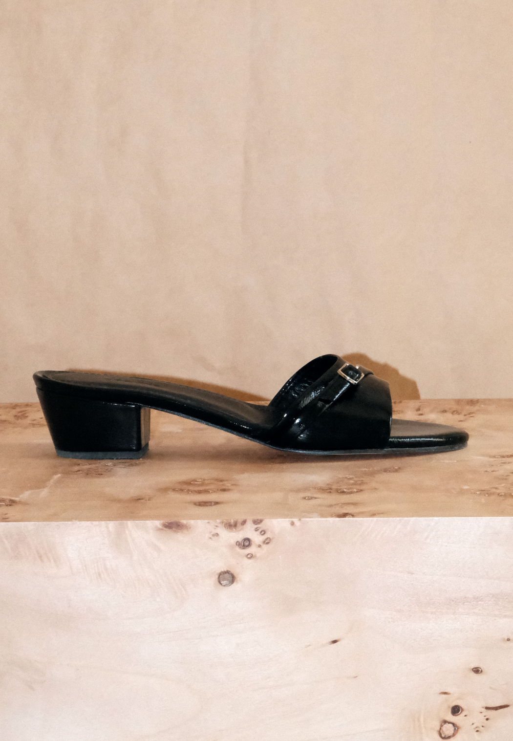 GIA SANDALS | PATENT BLACK
