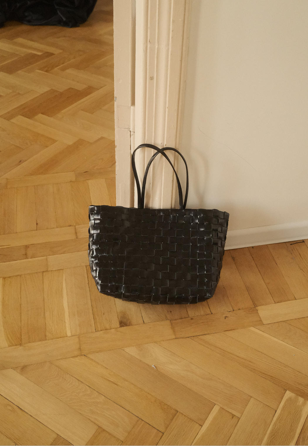 Shaker Basket Bag | Black