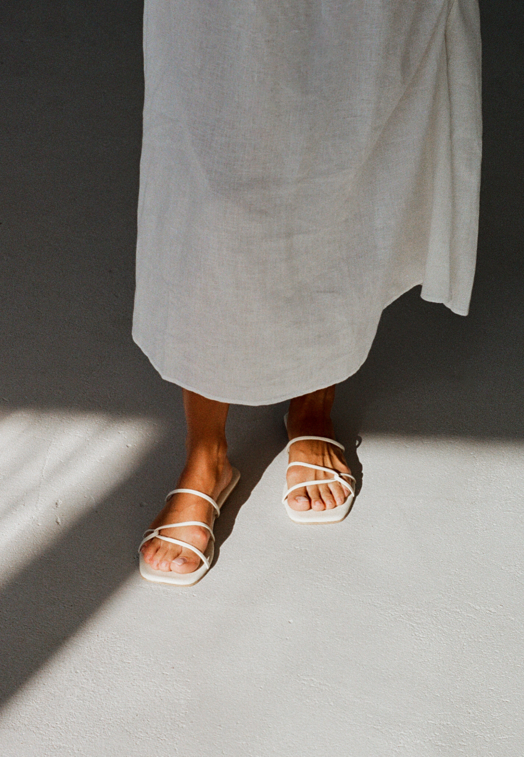 MOROCCO SANDALS | BONE