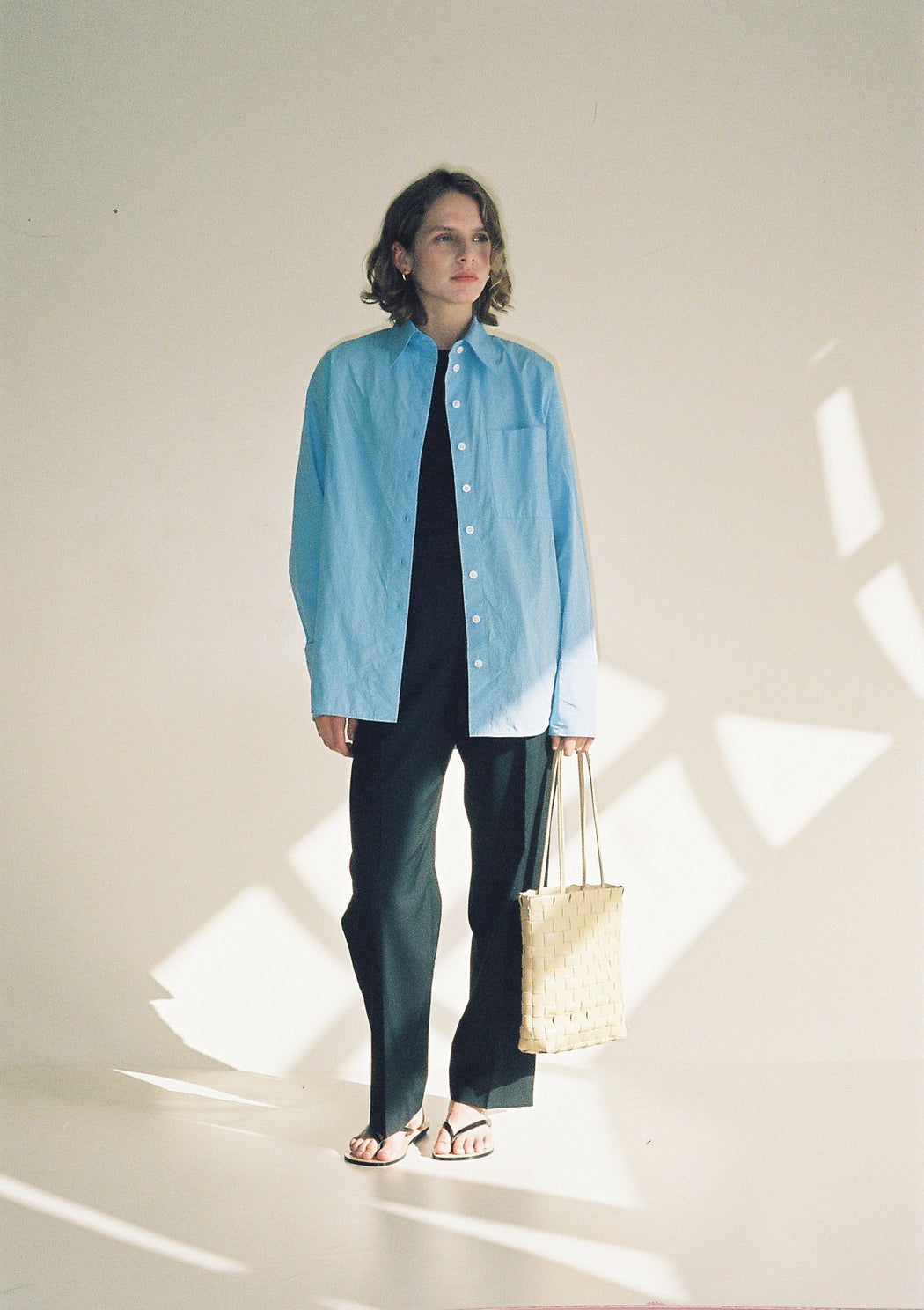 Shaker Bag — Tobacco Beige — Narrow Weave