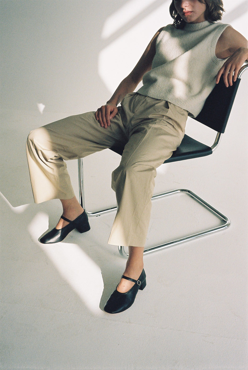 RIVER MARY JANE HEELS — BLACK