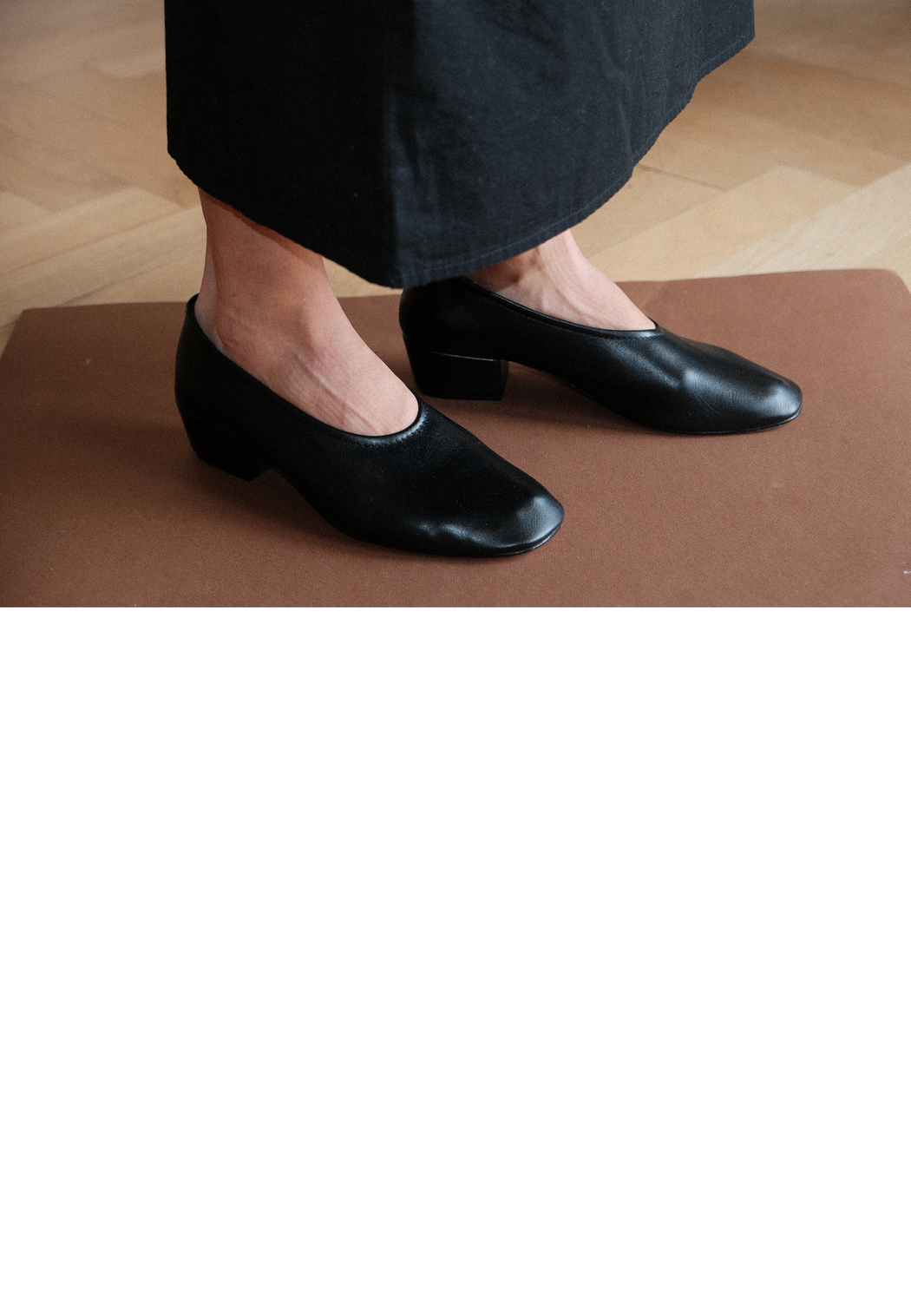 ANAIS MID HEELS | BLACK