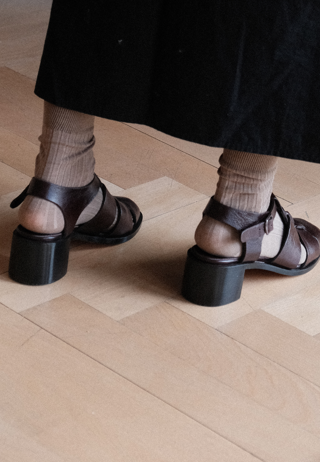 HEELED CAIRO SANDALS